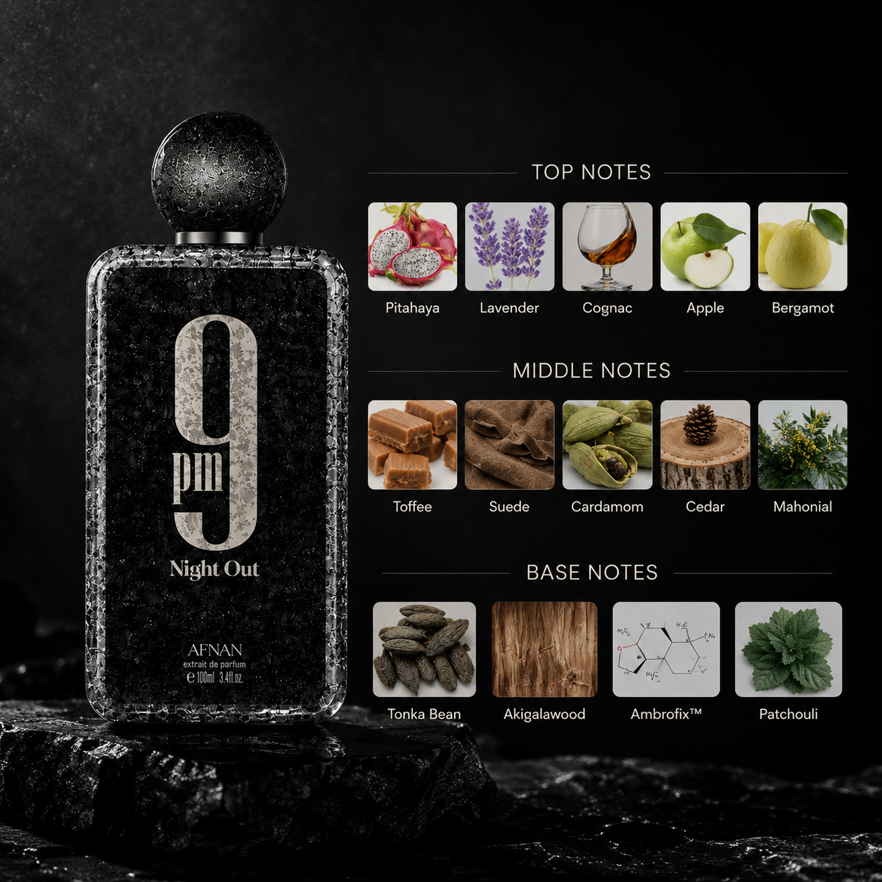 Afnan 9PM Night Out Extrait de Parfum