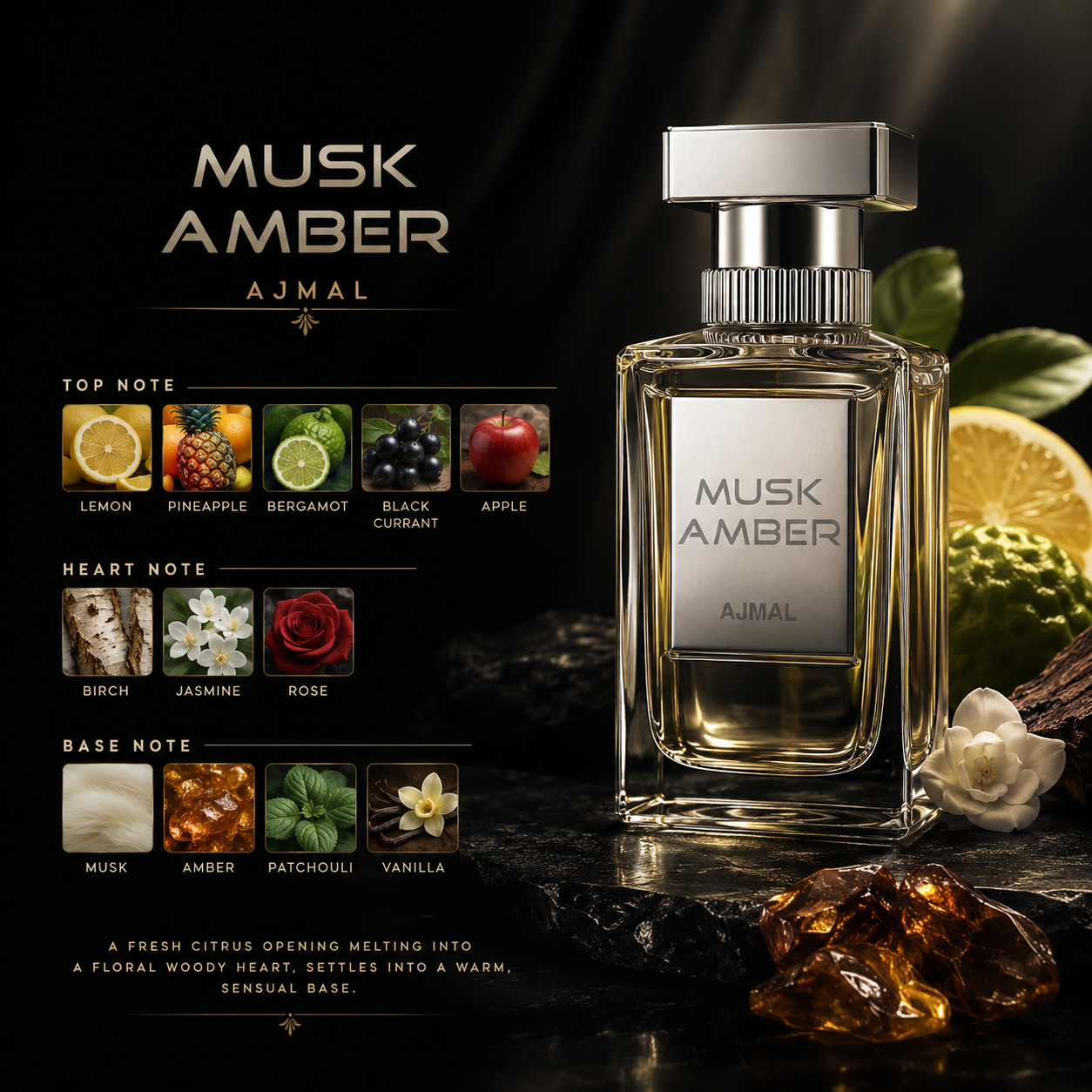 Ajmal Musk Amber  EDP